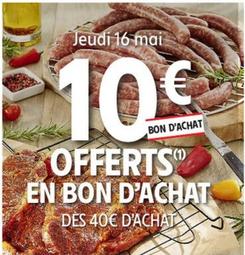 Offerts En Bon D'Achat offre sur Intermarché