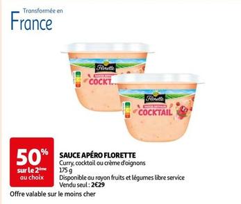 Florette - Sauce Apéro offre sur Auchan Hypermarché