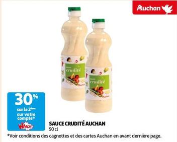 Auchan - Sauce Crudité  offre sur Auchan Supermarché