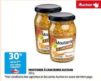 Auchan - Moutarde À L'Ancienne  offre sur Auchan Supermarché