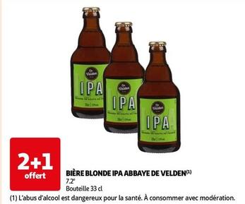 Velden - Bière Blonde Ipa Abbaye offre sur Auchan Supermarché