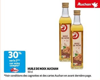 Auchan - Huile De Noix  offre sur Auchan Supermarché