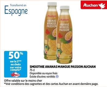 Auchan - Smoothie Ananas Mangue Passion  offre sur Auchan Supermarché