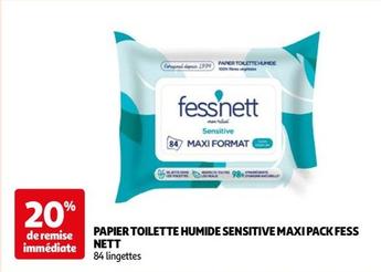 Fess Nett - Papier Toilette Humide Sensitive Maxi Pack offre sur Auchan Supermarché