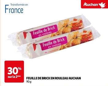 Auchan - Feuille De Brick Rouleau  offre sur Auchan Supermarché
