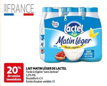 Lactel - Lait Matin Léger offre sur Auchan Supermarché