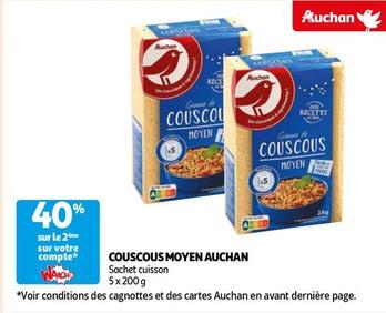 Auchan - Couscous Moyen  offre sur Auchan Supermarché