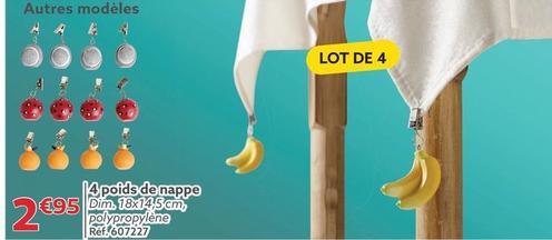 4 Poids De Nappe offre à 2,95€ sur Gifi