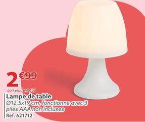 Lampe De Table offre à 2,99€ sur Gifi