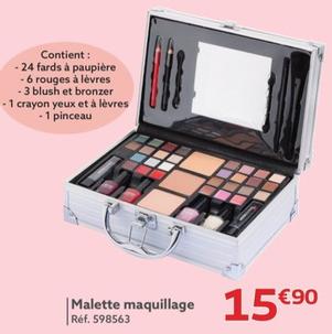 Malette Maquillage offre à 15,9€ sur Gifi