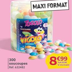 Togolo - 300 Soucoupes offre à 8,99€ sur Gifi