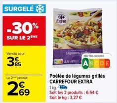 Carrefour - Poêlée De Légumes Grillés Extra offre à 3,85€ sur Carrefour Drive