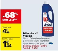 Vinckel - Deboucheur  offre à 4,49€ sur Carrefour Drive