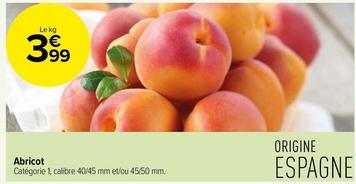 Abricot offre à 3,99€ sur Carrefour Drive