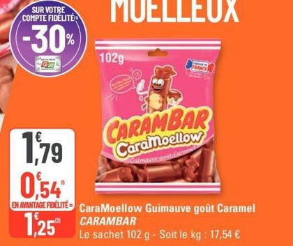 Carambar - Caramoellow Guimauve Gout Caramel offre à 1,25€ sur G20