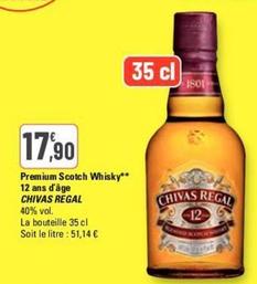 Chivas Regal - Premium Scotch Whisky 12 Ans D'Âge offre à 17,9€ sur G20