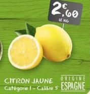 Citron Jaune offre à 2,6€ sur G20