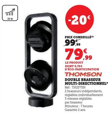 Thomson - Double Brasseur Multi-Directionnel  offre à 79,99€ sur Super U