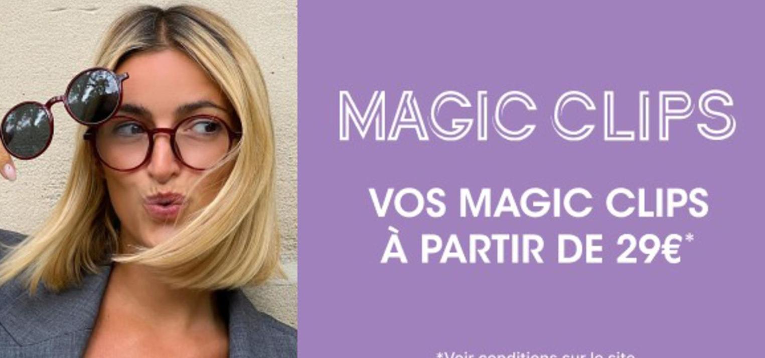 VOS MAGIC CLIPS offre à 29€ sur Alain Afflelou