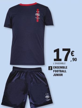 Ensemble Football Junior offre à 17,9€ sur E.Leclerc Sports