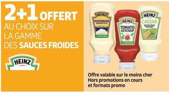 Heinz - Sur La Gamme Des Sauces Froides offre sur Auchan Supermarché