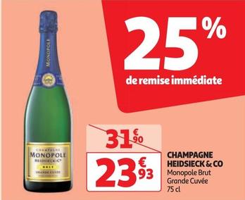 Heidsieck & Co - Champagne offre à 23,93€ sur Auchan Supermarché