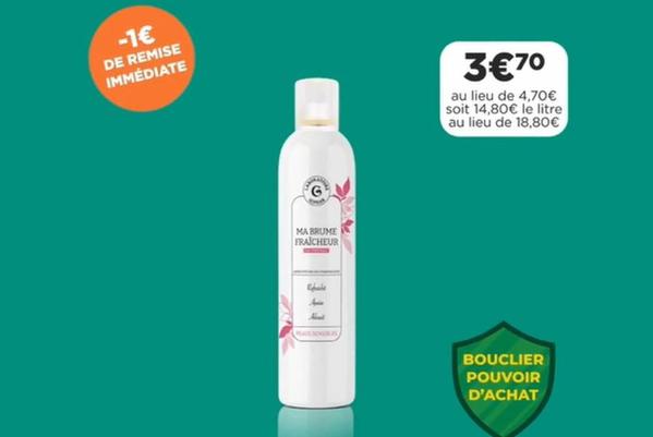 Laboratoire Giphar - Ma Brume Fraicheur offre à 3,7€ sur Pharmacien Giphar