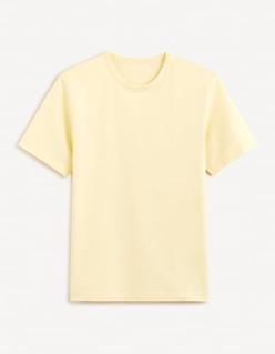 T-shirt boxy 100% coton - jaune offre à 12,99€ sur Celio