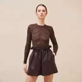 Short perforé motif « Le Sacre de l'Eté » offre à 7700€ sur Hermès