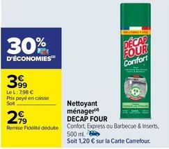 Decap Four - Nettoyant Menager  offre à 2,79€ sur Carrefour Express