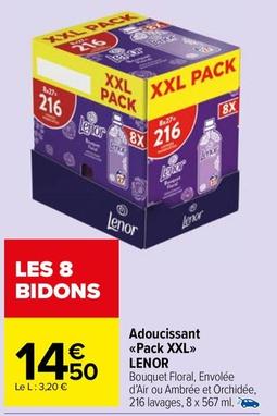 Lenor - Adoucissant Pack XXL offre à 14,5€ sur Carrefour City
