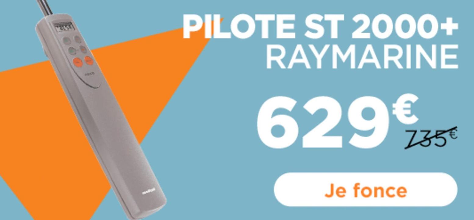 Pilote St 2000+ Raymarine offre à 629€ sur Uship