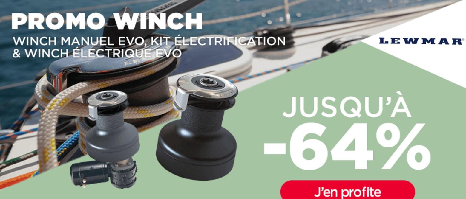 Promo Winch Winch Manuel Evo, Kit Électrification & Winch Électrique Evo offre sur Uship