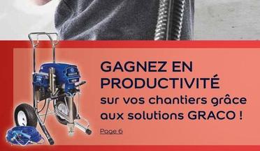 Gagnez En Productivité Sur Vos Chantiers Grâce Aux Solutions Graco offre sur Sikkens Solution