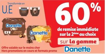 Danone - Sur La Gamme Danette offre sur Auchan Hypermarché