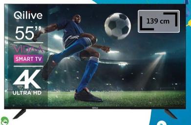 Qilive - 55” Smart Tv 4k Ultra Hd offre à 329€ sur Auchan Hypermarché