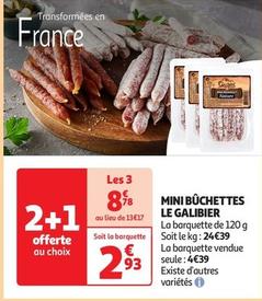 Mini Bûchettes Le Galibier offre à 4,39€ sur Auchan Supermarché