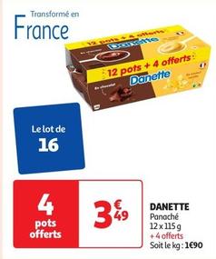 Danette - Panaché offre à 3,49€ sur Auchan Supermarché