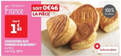 Chaussons Aux Pommes Pur Beurre offre à 1,85€ sur Auchan Supermarché