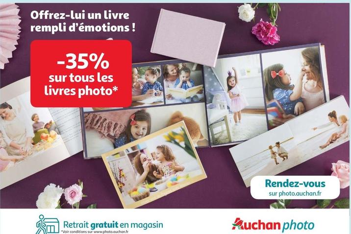 Auchan - -35% Sur Tous Les Livres Photo offre sur Auchan Hypermarché