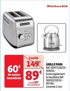 Kitchen Aid - Grille-pain offre à 89€ sur Auchan Hypermarché