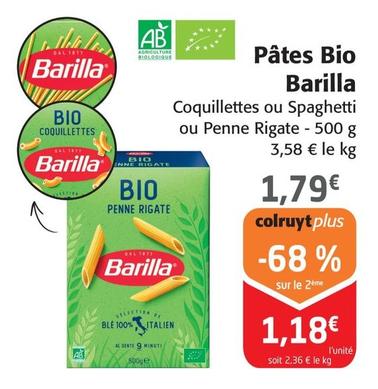 Barilla - Pâtes Bio offre à 1,79€ sur Colruyt