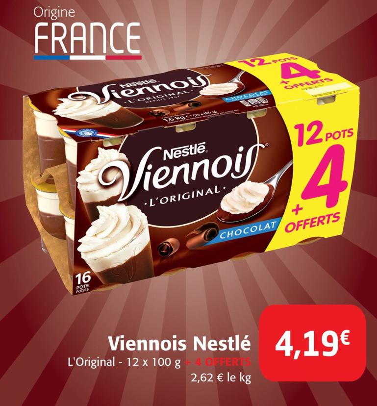 Nestlé - Viennois offre à 4,19€ sur Colruyt