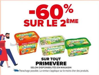 Primevere - Sur Tout offre sur Carrefour