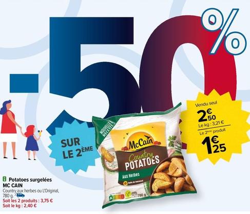 Mccain - Potatoes Surgelées offre à 2,5€ sur Carrefour