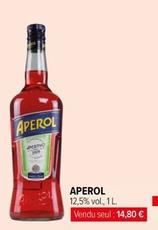 Aperol - 12,5% Vol., 1 L. offre à 14,8€ sur Carrefour