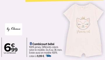 Combicourt Bébé offre à 6,99€ sur Carrefour