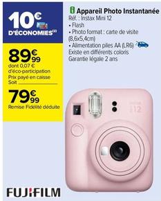 FUJIFIL- M Appareil Photo Instantanée offre à 79,99€ sur Carrefour