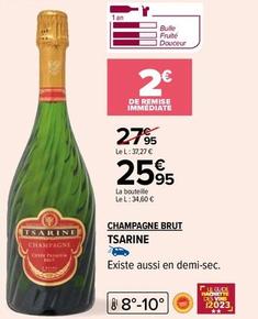 Tsarine - Champagne Brut  offre à 25,95€ sur Carrefour