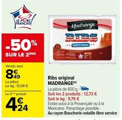 Madrange - Ribs Original offre à 8,49€ sur Carrefour